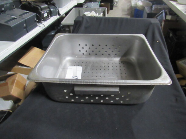 1/2 Size 4 Inch Deep Perforated Hotel Pan. 2XBID