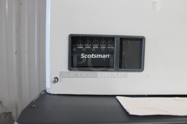 BRAND NEW SCRATCH AND DENT! 2023 Scotsman MC0322MA-1A Prodigy Elite Series Stainless Steel Commercial Medium Cube Ice Machine with Dispense. 356 lb. 115 Volts, 1 Phase. - Image 7 of 12