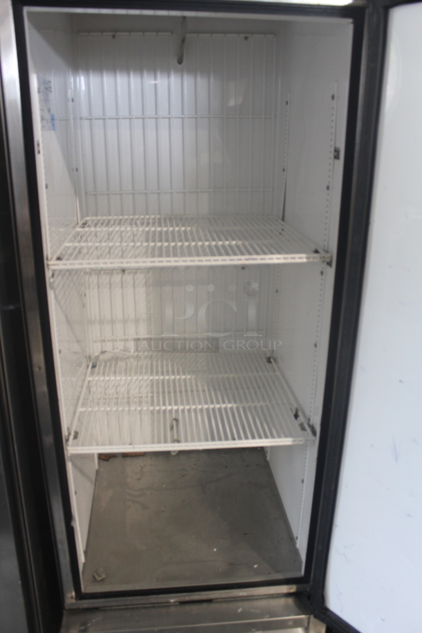 2013 True T-23F Commercial Stainless Steel Single Door Reach-In Freezer With Polycoaterd Shelves On Commercial Casters. 115V, 1 Phase. Tested and Working! - Image 4 of 5