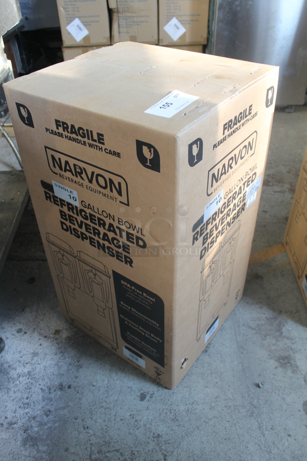BRAND NEW IN BOX! Narvon MEGA 140S 378D10G1 Stainless Steel Commercial Single 10 Gallon Bowl Refrigerated Beverage Dispenser. 120 Volts, 1 Phase. Tested and Working! - Image 2 of 3