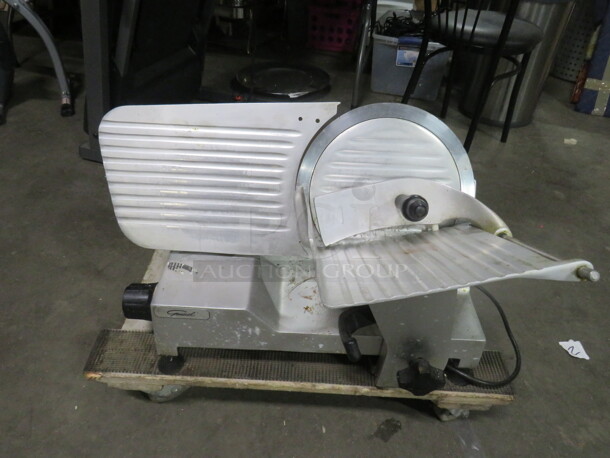 One Globe Deli Slicer. 120 Volt. Model# G12. Not Working. - Image 1 of 4