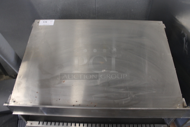 Stainless Steel Commercial Countertop 2 Tier Warming Display Case Merchandiser. 115 Volts, 1 Phase. Tested and Working! - Image 4 of 6