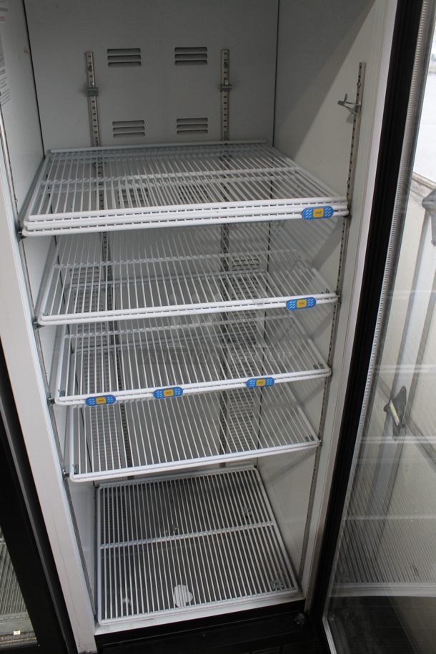 2019 Habco SE18HC Metal Commercial Single Door Reach In Cooler Merchandiser w/ Poly Coated Racks. 115 Volts, 1 Phase. Tested and Working! - Image 3 of 4