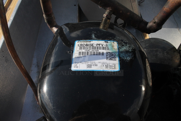 Walk In Box w/ Copeland CR24K6E-PFV-875 208-230 Volts, 1 Phase Compressor and Heatcraft ADT070AK 115 Volt, 1 Phase Evaporator. - Image 4 of 7