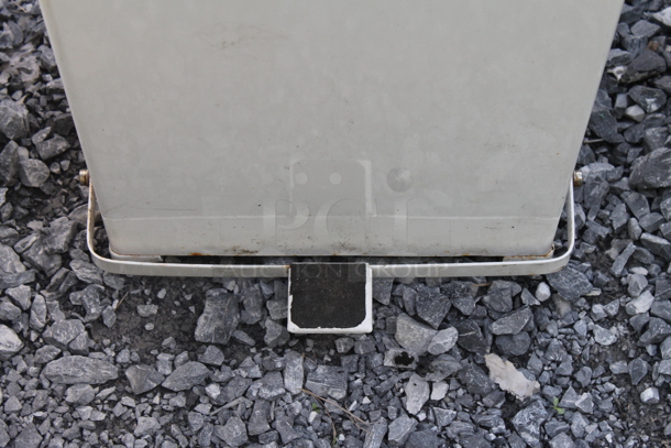 Rubbermaid Metal Trash Can. - Image 2 of 3