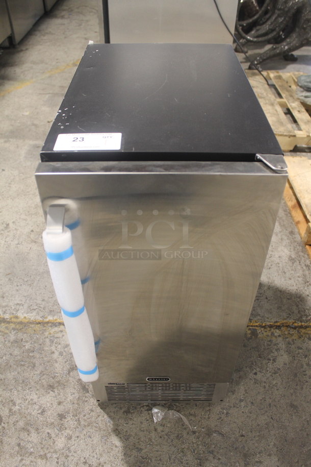 BRAND NEW SCRATCH AND DENT! 2021 Whynter UIM-502SS Stainless Steel Self Contained Ice Machine. 115 Volts, 1 Phase. 15x24x33. - Image 1 of 7
