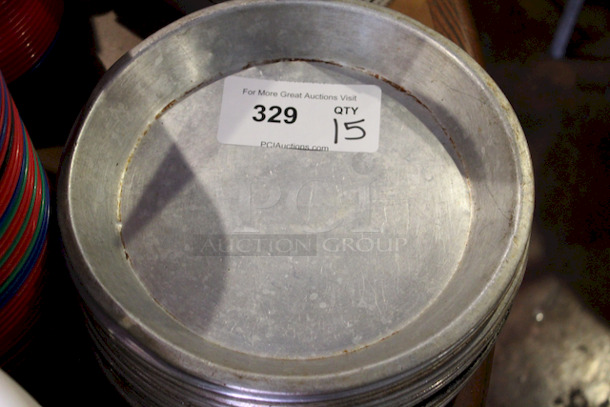Round Metal Serving Platter 
10-7/8x1-1/4 15x Your Bid - Image 3 of 3