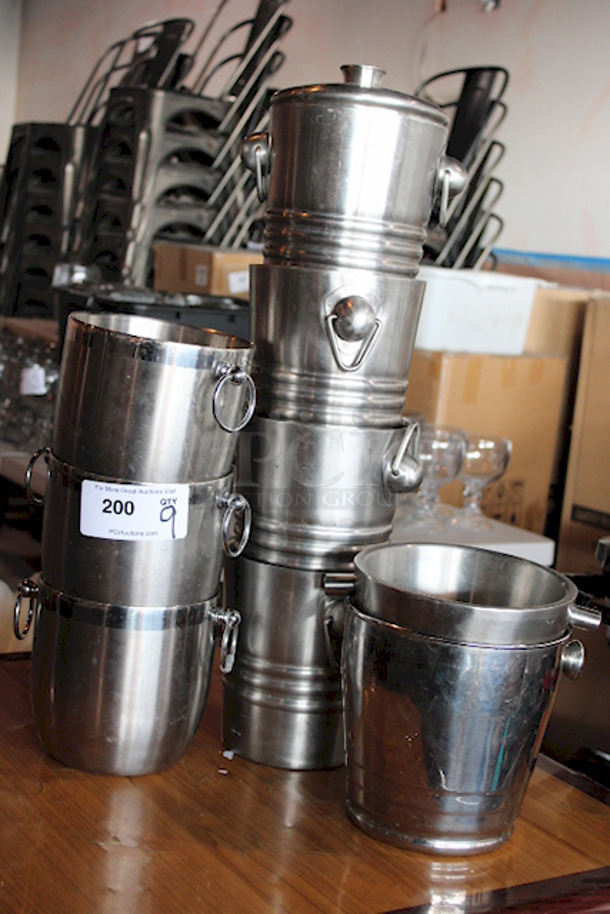 VIP STATUS - Top Of The Line!! Vollrath 46616 & OGGI Double Wall Champagne / Wine Buckets. 9x Your Bid - Image 1 of 6