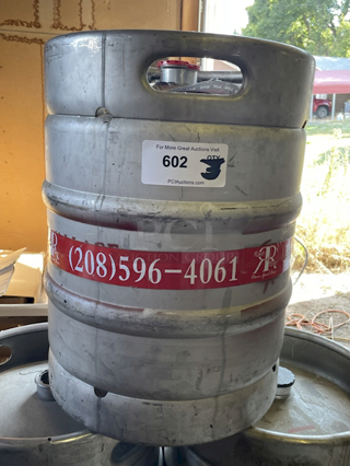?50 Stainless Steel Sanke "D" Kegs With double Handles! ? 50 Liter = 13.2 gallons = 105 pints = 140 12oz bottles 3x Your Bid