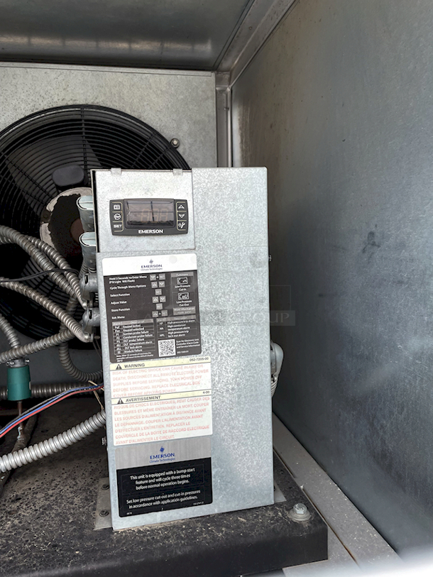 WORK HORSE!! PRO REFRIGERATION, INC. PE105F1R4100-A-VB  ChilStar 5 HP Glycol Chiller. Single and Dual Refrigeration Circuits. Perfect Solution For Customers Planning to Grow, Providing the Ability to Expand Capacity in the Future. Voltage 208-230 1Phase 60Hz. 55x38x58 Winning Bidder Responsible For Removal  - Image 8 of 12
