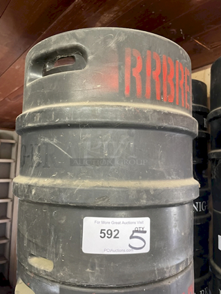 ?30 Liter Sanke “D” Kegs, Stackable, Dual Handle Stainless Steel, Polyurethane Jacketed? 30 liter = 8.1 gallons = 64 pints = 86 12oz bottles. 5x Your Bid