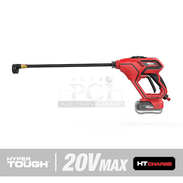 Hyper Tough HT19-401-003-25 20V Max Cordless 320 PSI Portable Power Cleaner. Pull Water From Any Fresh Water Source With 20ft Hose Or Use Quick House Connection In The Yard.  - Image 3 of 5