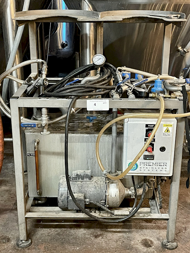 Premier Stainless Steel KGW-M-02 Manual Multi-Keg Washing Unit. Two Sankey style kegs of the same size, any capacity, can be rinsed and washed same time. Cleaning can be done with cold or hot detergents. - Image 1 of 4