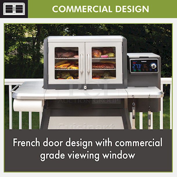NEW IN THE BOX! Cuisinart Clermont Pellet & Grill Smoker. 
64.17 x 30.67 x 58.86 Inches - Image 7 of 9