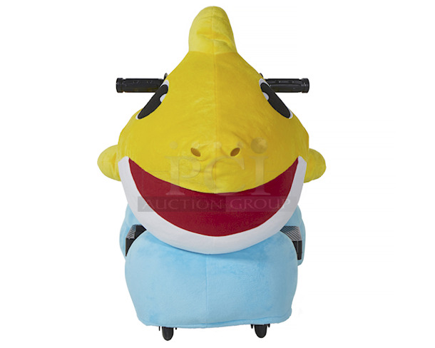 Baby Shark 6 Volt Plush Ride-On by Dynacraft. Plays Baby Shark theme song - Image 5 of 10