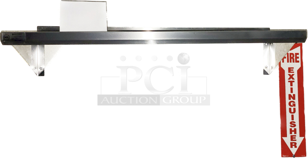 BEAUTIFUL! BK Resources BKWS-1236 Stainless Wall Mount Shelf 12" x 36" w/ Mounting Brackets. 
*Located In Bakersfield, CA.*
*In-Person Pick-up & Shipping Available*
 - Image 1 of 1