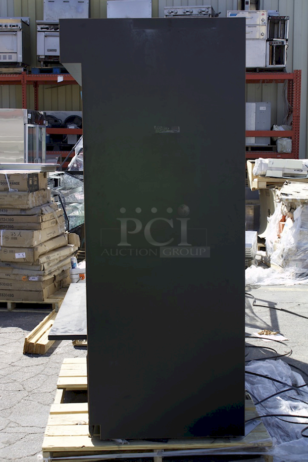 BRAND NEW SCRATCH & DENT! Structural Concepts PC5682 Addenda 58" Non-Refrigerated Pastry Case
color is black. TESTED. TURNS. WORKS PERFECT! - Image 4 of 8