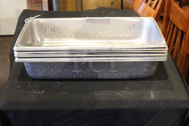 Vollrath 30043 Super Pan V® Full Size 4" Deep Anti-Jam Perforated Stainless Steel Steam Table / Hotel Pan - 22 Gauge
21x12-3/4x4
10x Your Bid
 - Image 3 of 6