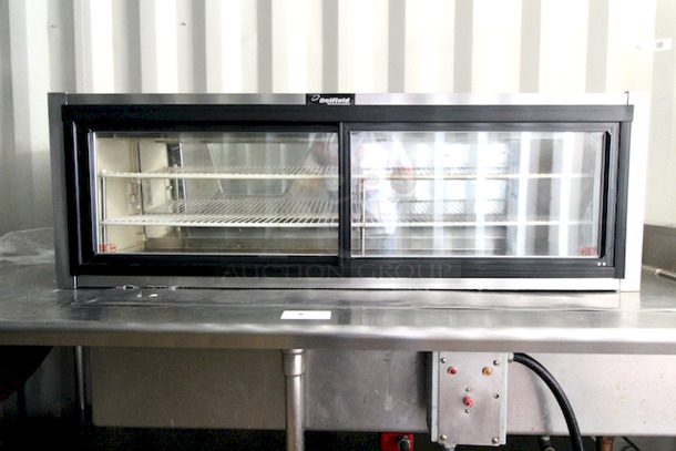 BEAUTIFUL! Delfield 60" Sliding 2 Door Reach In With Mirror Back. 60x22-5/8x20-1/8 - Image 1 of 2