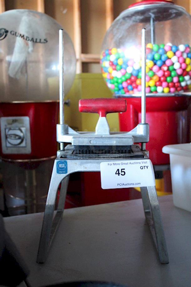 EXCELLENT CONDITION! Vollrath 55011 Redco Instacut 5.0 Table Top Manual Fruit Vegetable Slicer. Great Condition. Applications: Dice, Slice, Wedge or Core!  - Image 6 of 6