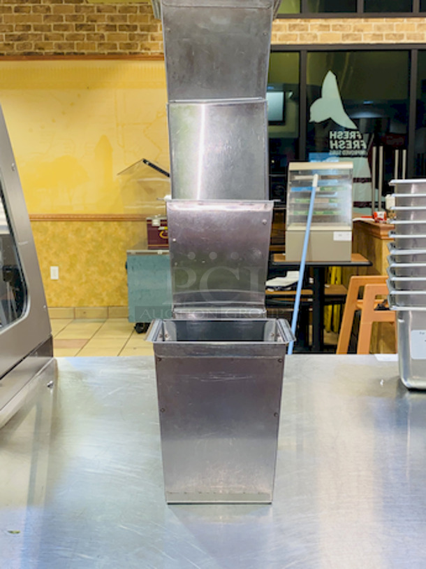 SWEET! Conical Condiment Holders. Perfect for Squirt Bottles. Same Upper Dimensions as 1/6 Pan. 

6-3/4 x 7-3/4

5x Your Bid
 - Image 5 of 7