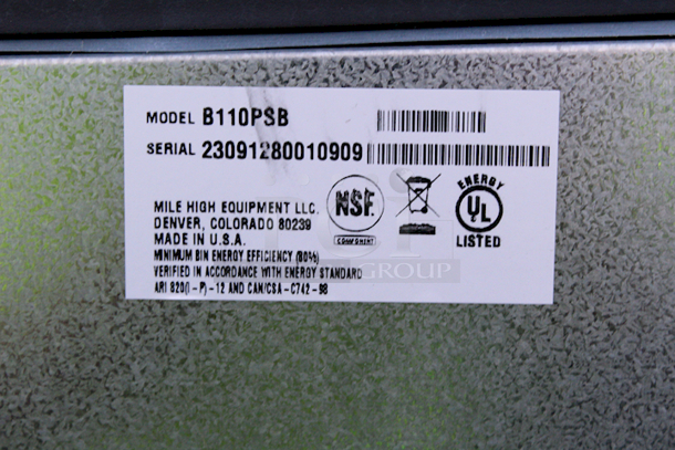 BRAND NEW SCRATCH & DENT! Ice-O-Matic B110PS Reinforced Ice Storage Bin - 854 lb. See photos for damage. S/N: 23091280010909. 48 x 31 x 50 - Image 5 of 7