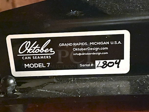 READY TO GO! Oktober Can Seamer Model 7, 115v. In Perfect Working Order - Image 3 of 4