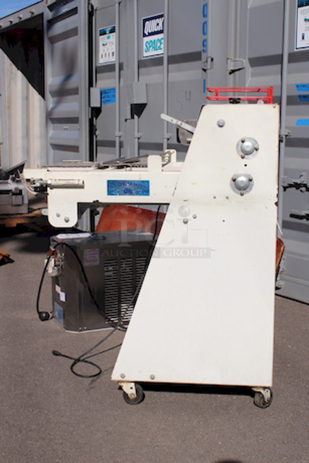 BEAUTIFUL! Bloemhof 860L Bread & Roll Moulder, 24” Wide Roller, 115v. On Commercial Casters,  29x45x52 - Image 3 of 10