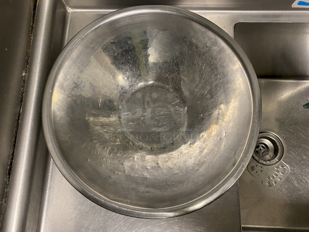 ALL FOR ONE! Stainless Steel Mixing Bowl, 1/6 Pan and Misc. Smallware.  - Image 2 of 5