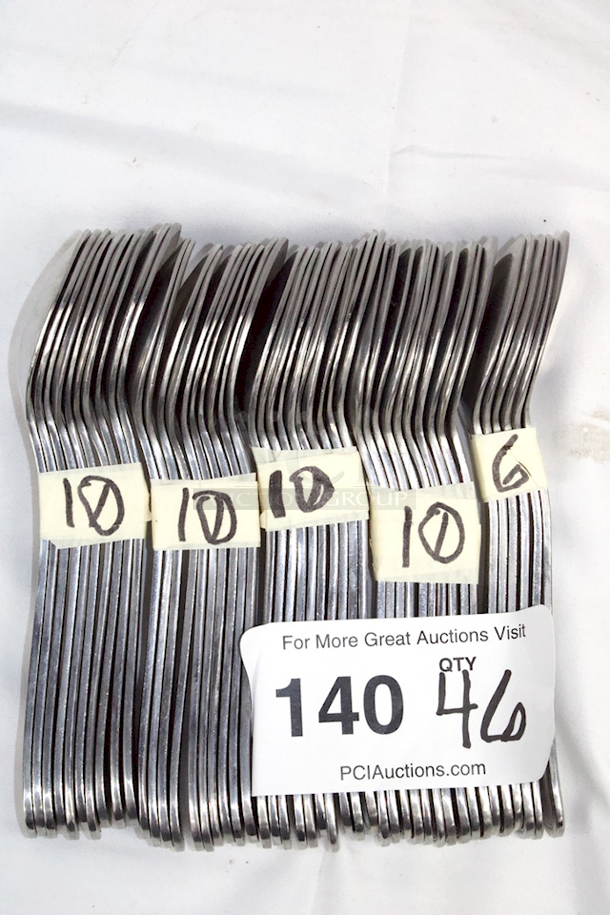 LIKE NEW! Set of 46 Stainless Steel Spoons. 46x Your Bid.  - Image 3 of 3