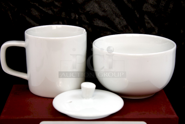 Professional Tea Cupping Set. Each Set Is Individually Boxed And Includes: Porcelain Pitcher, Lid And Bowl. 19x Your Bid - Image 2 of 5