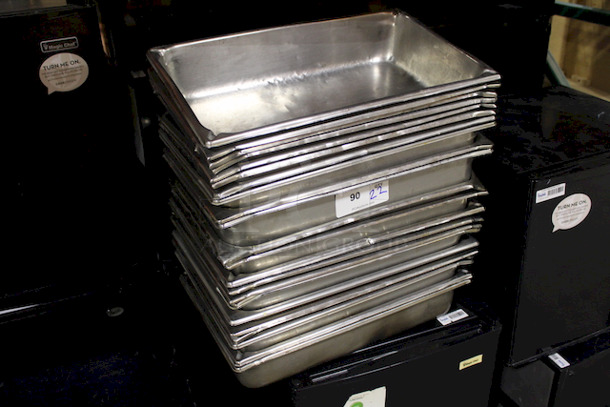 HUGE LOT! 22 Full Size Hotel Pans, 4" Deep. 22x Your Bid.  - Image 2 of 4
