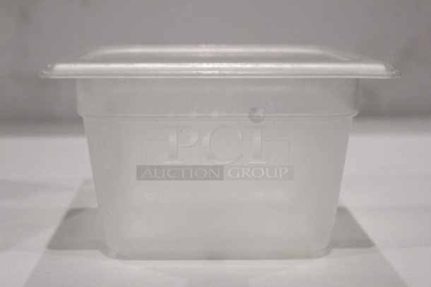 Cambro EN 63-1 Camware 1/6 Pans, 4” Deep
63⁄8" x 615⁄16"x4”
4x Your Bid
 - Image 3 of 6