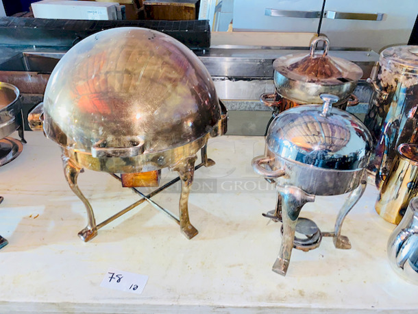 SUPER FANCY! Banquet and Catering Ware. Includes Beautiful Chaffers and Drink Containers/Dispenser.  - Image 3 of 6