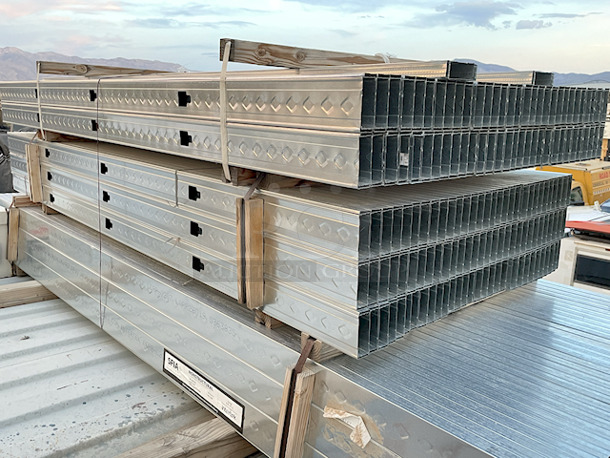 ClarkDietrich ProSTUD 25 3-5/8 in. x 8 ft. Galvanized Steel DRYWALL STUD 25-Gauge EQ, G40, 50KSI. Model: 362PDS125-15. 180x Your Bid	3-5/8x1-1/4x96 - Image 9 of 9