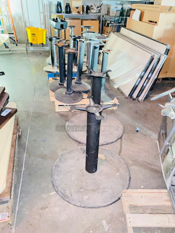 HEAVY DUTY! 17 Round Table Bases, Outdoor/Indoor, Weighted

17x Your Bid - Image 2 of 7