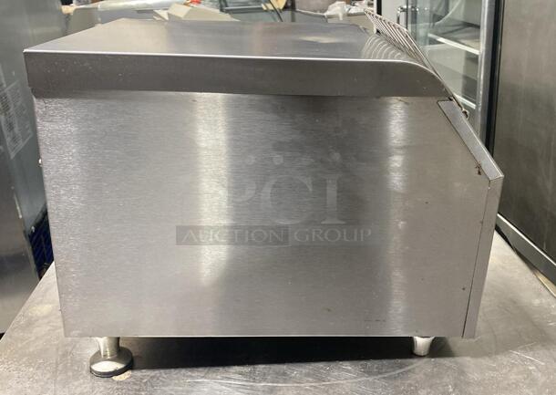Adcraft CVYT-120 Countertop Commercial Conveyor Toaster, 300 Slices/Hour, Stainless Steel, 120v, NSF, 13-1/2'H x 14-1/2'W x 19-1/2'D.
 - Image 3 of 5