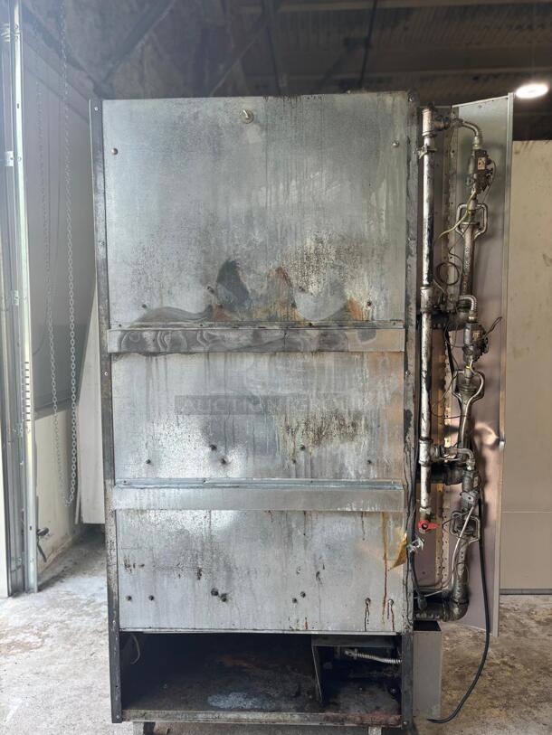Old Hickory N/7GLH Chicken Commercial Rotisserie Oven Machine With Left Hand Side Spit Handles - Gas  - Image 6 of 6