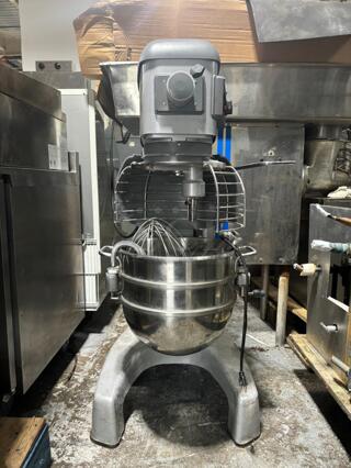 Hobart Legacy+ HL300 30 Qt. Planetary Floor Mixer with Guard & Standard Accessories - 120V, 3/4 hp

