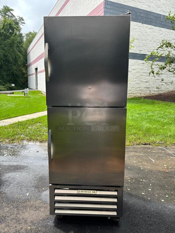 Beverage air RI 18HC-HS RI Series Half Solid Pass-Thru Refrigerator
 - Image 6 of 6