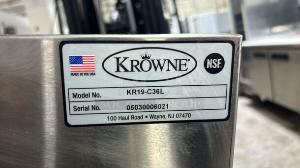Krowne KR19-C36L, Royal Series Underbar Ice Bin w/ 10-Circuit Cold Plate - Image 5 of 5