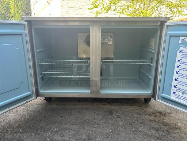 Delfield UC4148 48"W Undercounter Refrigerator w/ (2) Sections & (2) Doors, 115v
 - Image 4 of 6