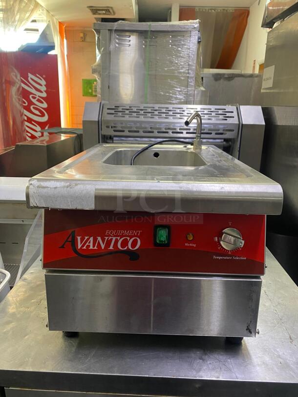 Avantco 177PC201 Stainless Steel Commercial Countertop Electric Powered Pasta Cooker. 208/240 Volts, 1 Phase.
 - Image 4 of 6