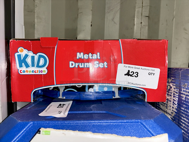 Kid Connection Metal Drum Set - 9 Pieces  - Image 2 of 2