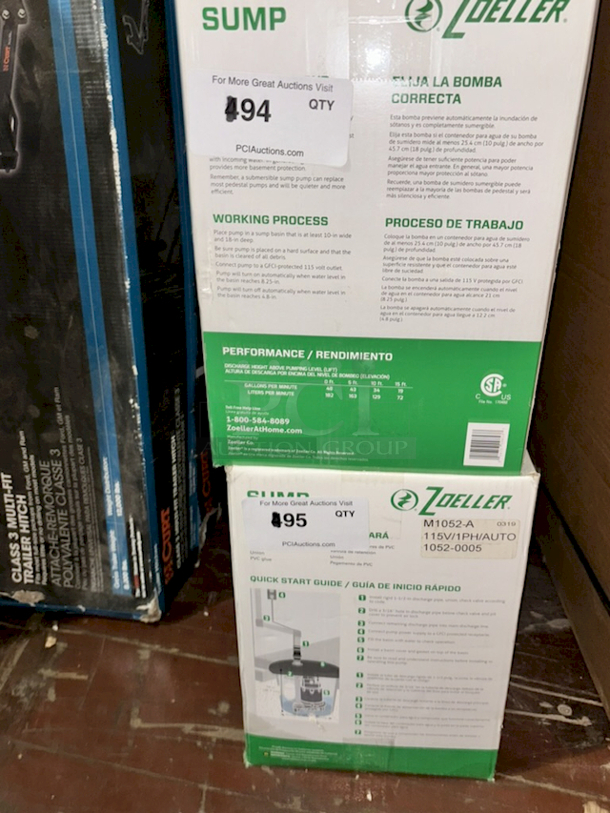 ZOELLER Submersible Sump Pump
Cast Iron - Professional Contractor Series, 1/3 Hp, 48 GPM, 115 Volt - Image 3 of 3