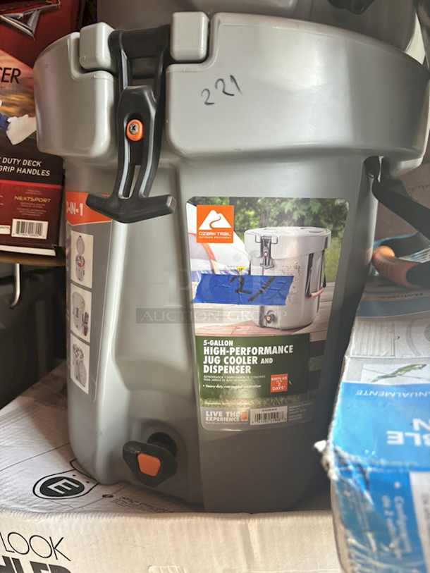 Ozark Trail 5-Gallon High Performance Jug Cooler Dispenser.  - Image 2 of 2