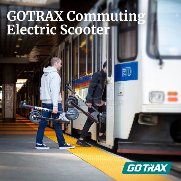 Gotrax Rival Electric Scooter, 8.5" Pneumatic Tire, Max 12 Mile Range and 15.5Mph Speed, 250W Foldable Escooter for Adult, Black - Image 5 of 8