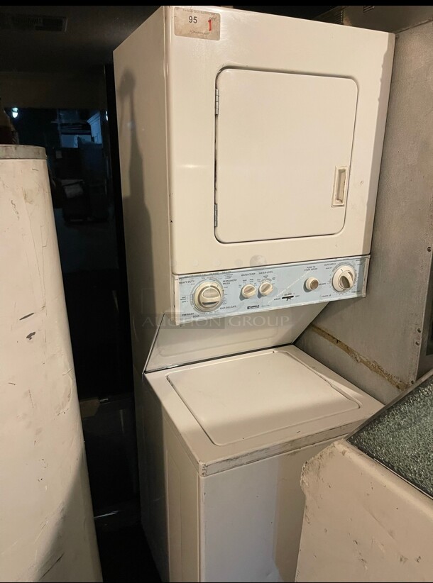 Kenmore Electric Stacked Laundry Center with 3.8-cu ft Washer and 5.9-cu ft Dryer NSF  - Image 5 of 6