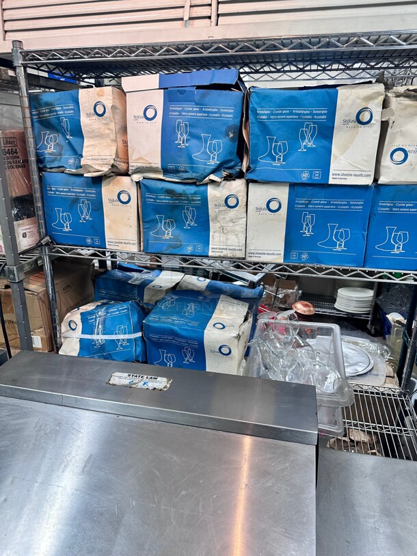 New In Box Stolzle 3770001T Revolution 15.25 oz. All-Purpose Wine Crystal Glass Made In Germany  - Image 4 of 6