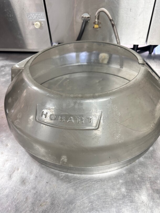 Hobart SPLASH-LEX060 Classic / Legacy Lexan Splash Cover for 60 Qt. Bowls - Image 3 of 8